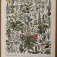Reserved Anna - Set of 3 illustrated plates on 20th century plants