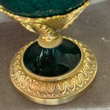 Porcelain and bronze vase
