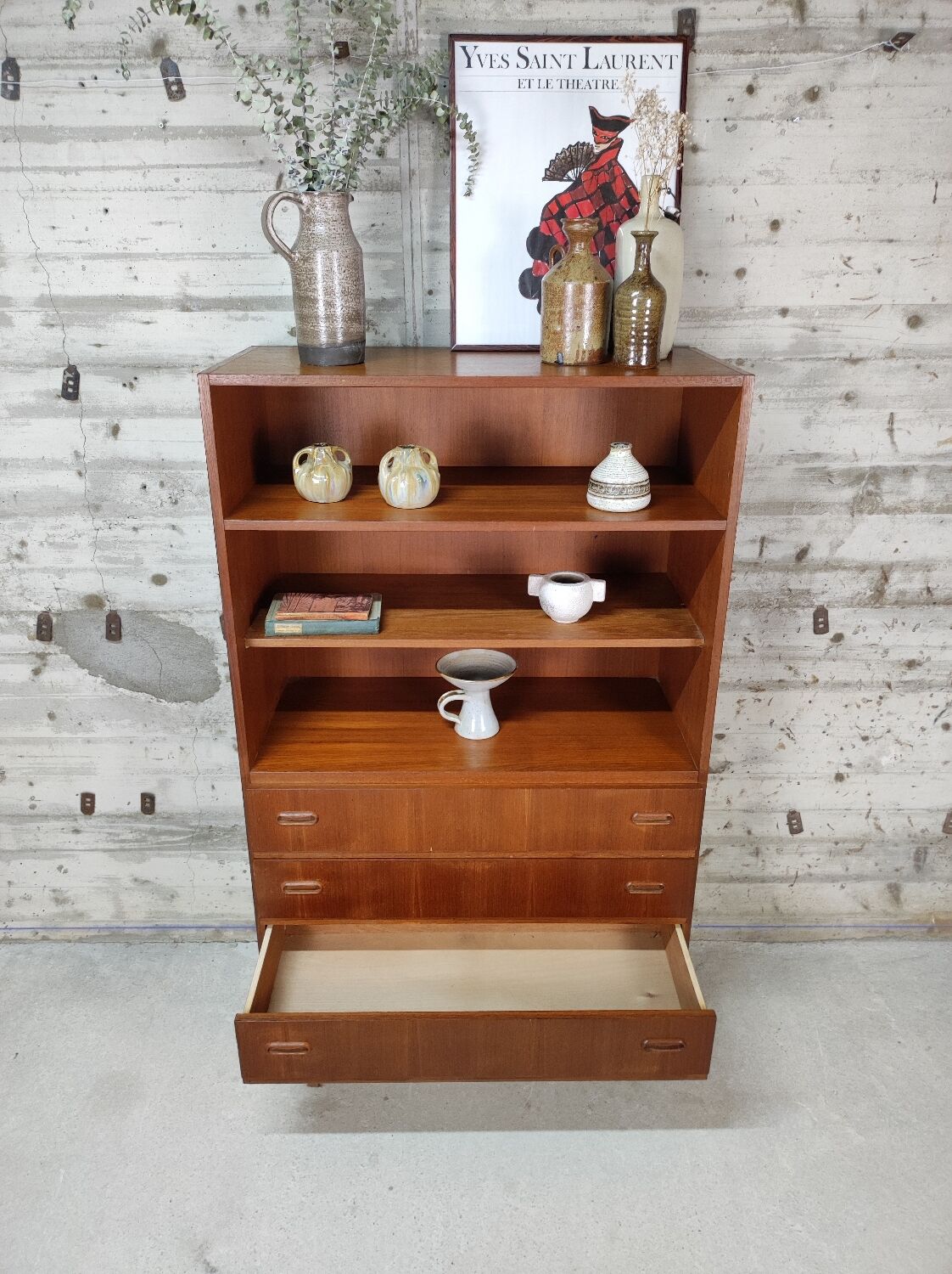 Vintage shelf bookcase or dresser