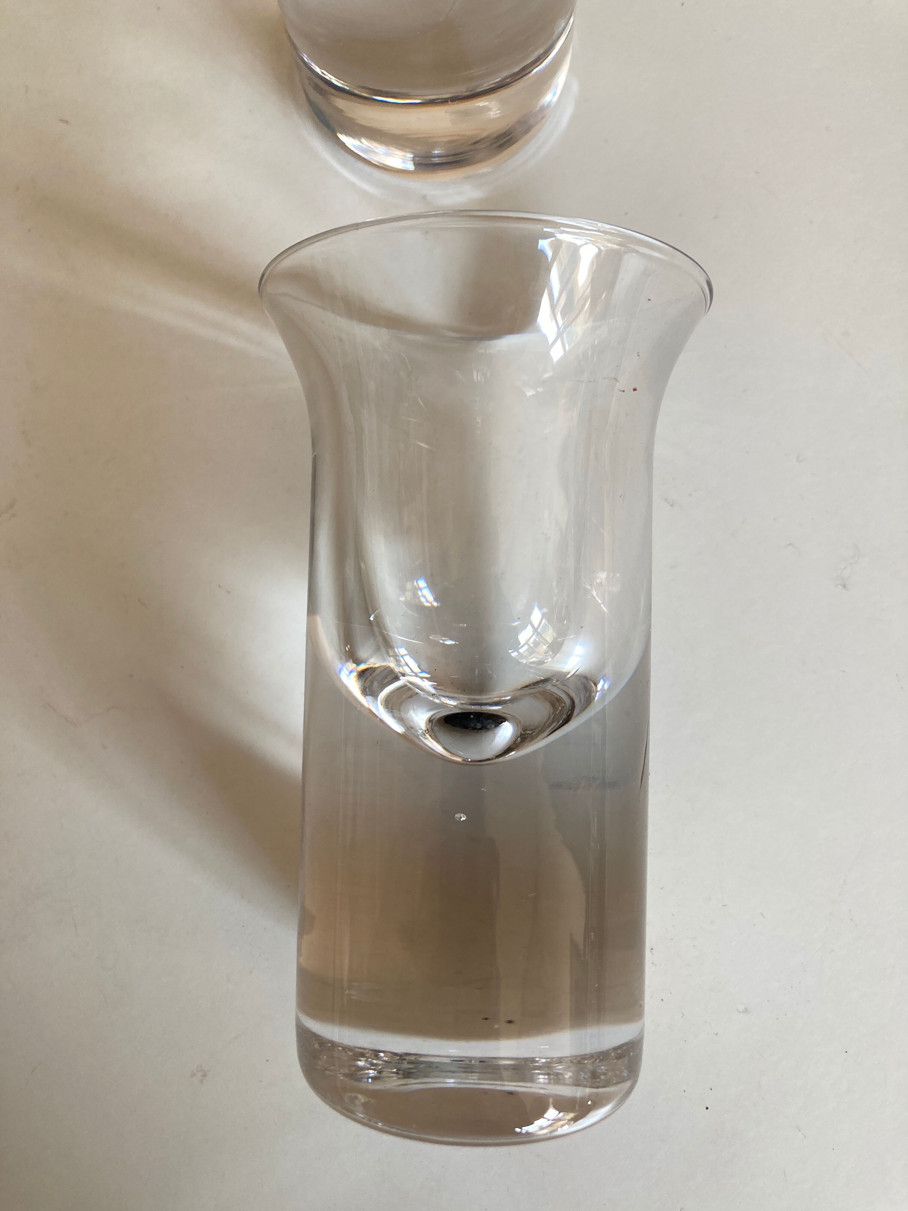 Set of 6 Scandinavian wine glasses 1970