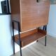 Writing desk wood and metal Jean Domps