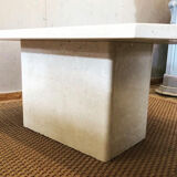 Travertine coffee table