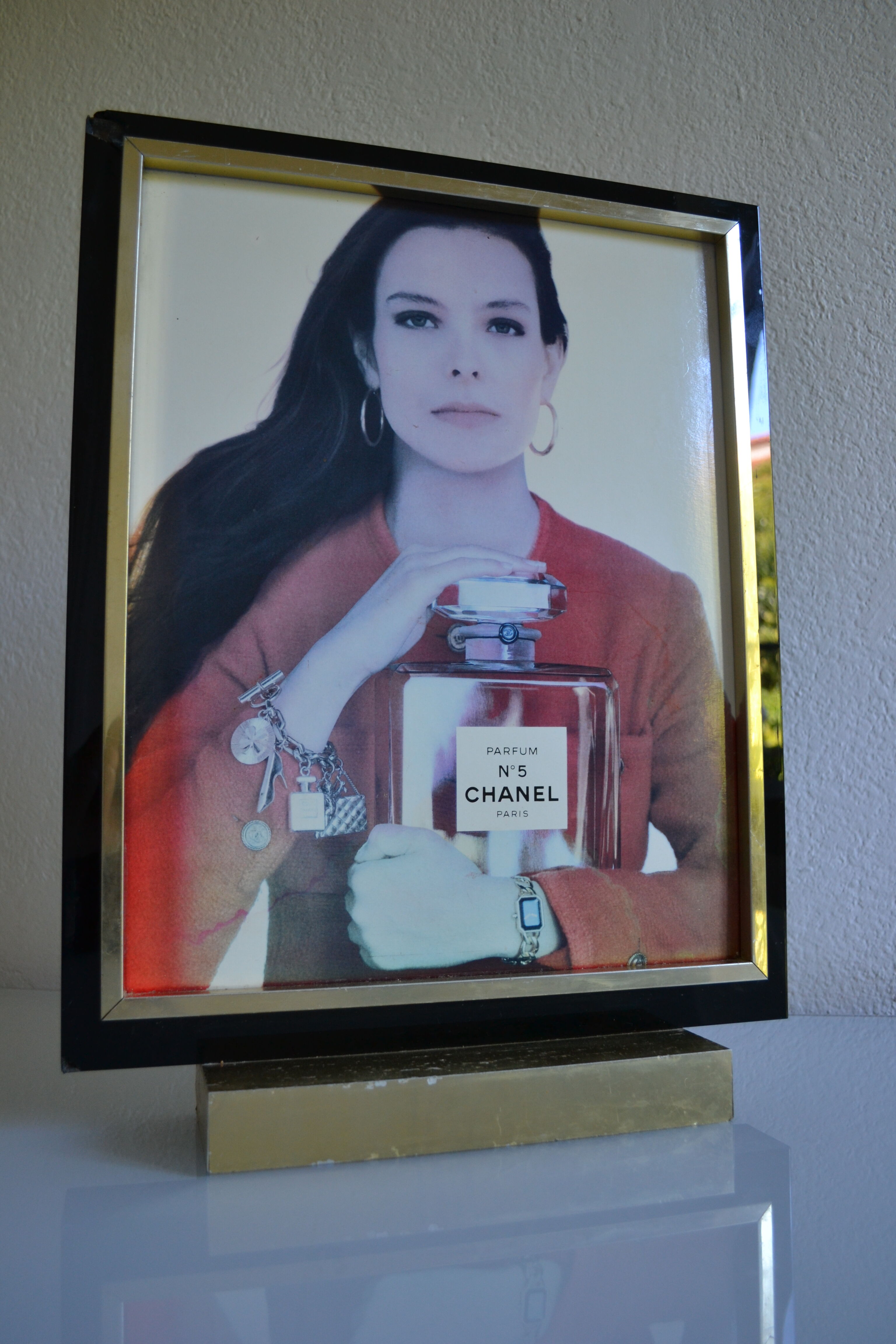 Vintage chanel boutique advertising sign n°5