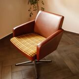 Set of 2 DDR Vintage Swivel Armchairs (1970s)