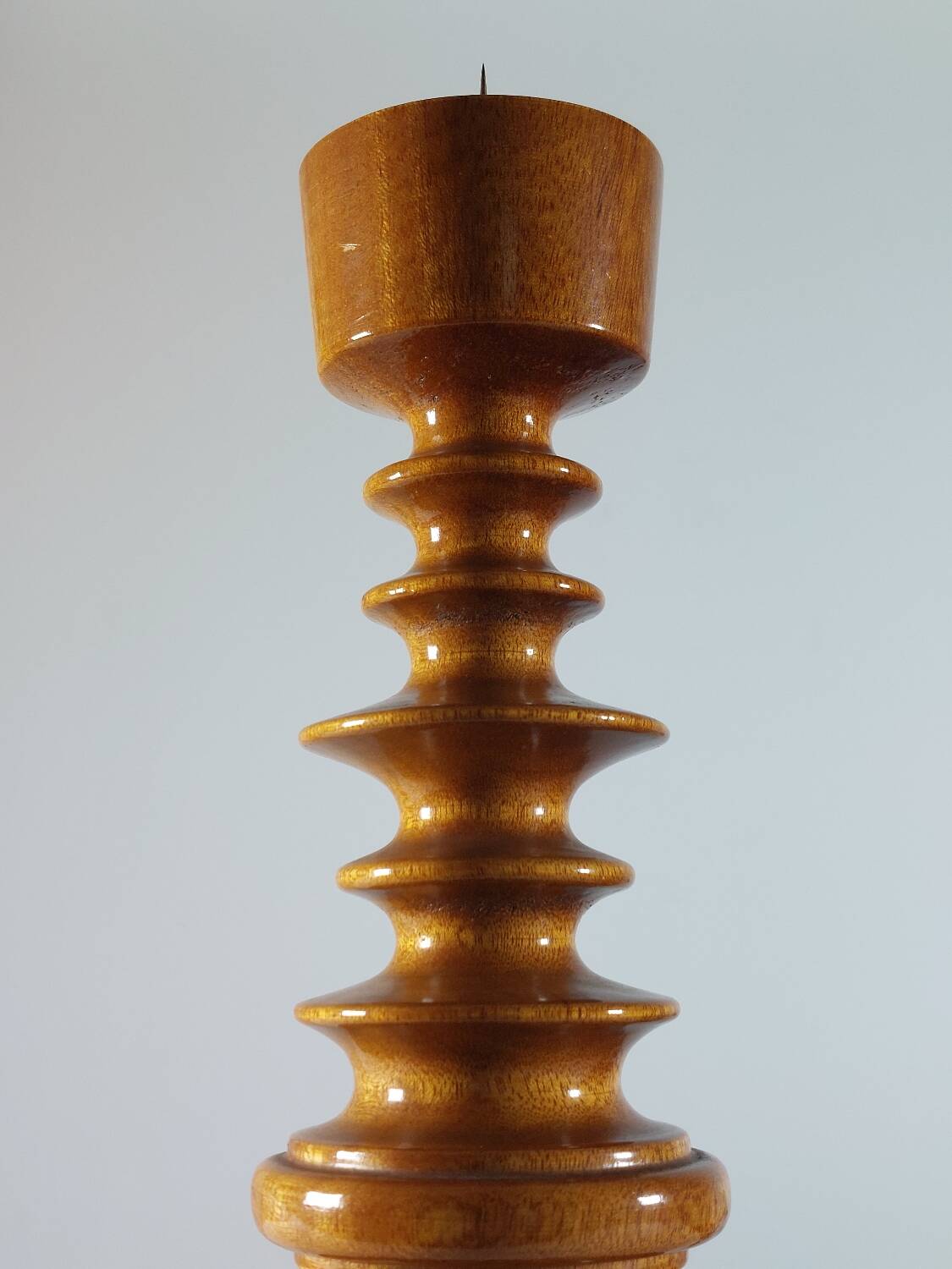 Vintage candle holder in an organic shape from the 1950s.