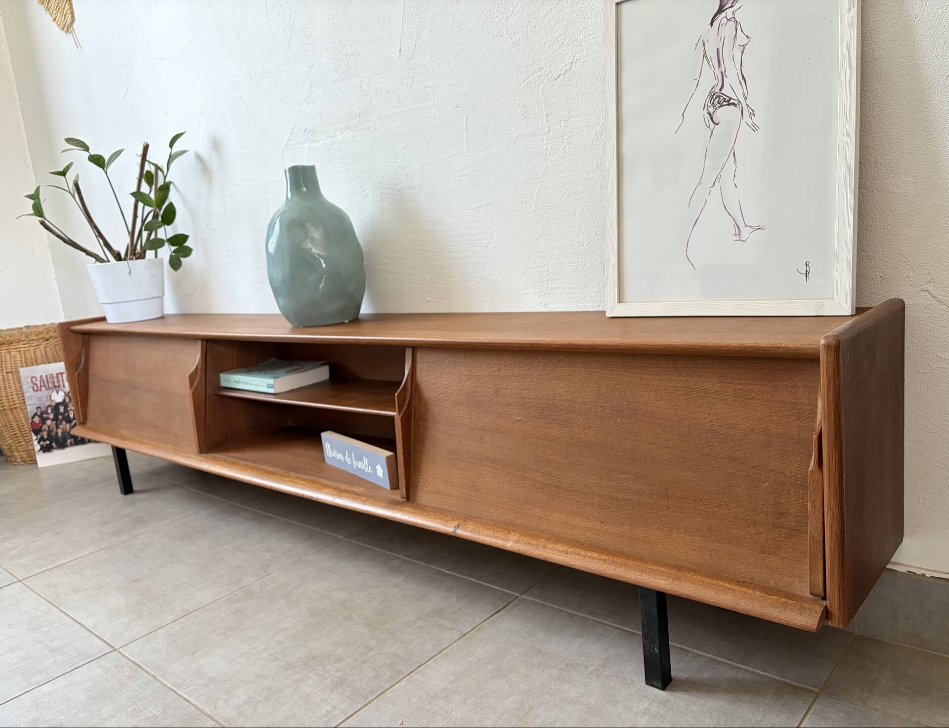 Vintage low enfilade (shallow)