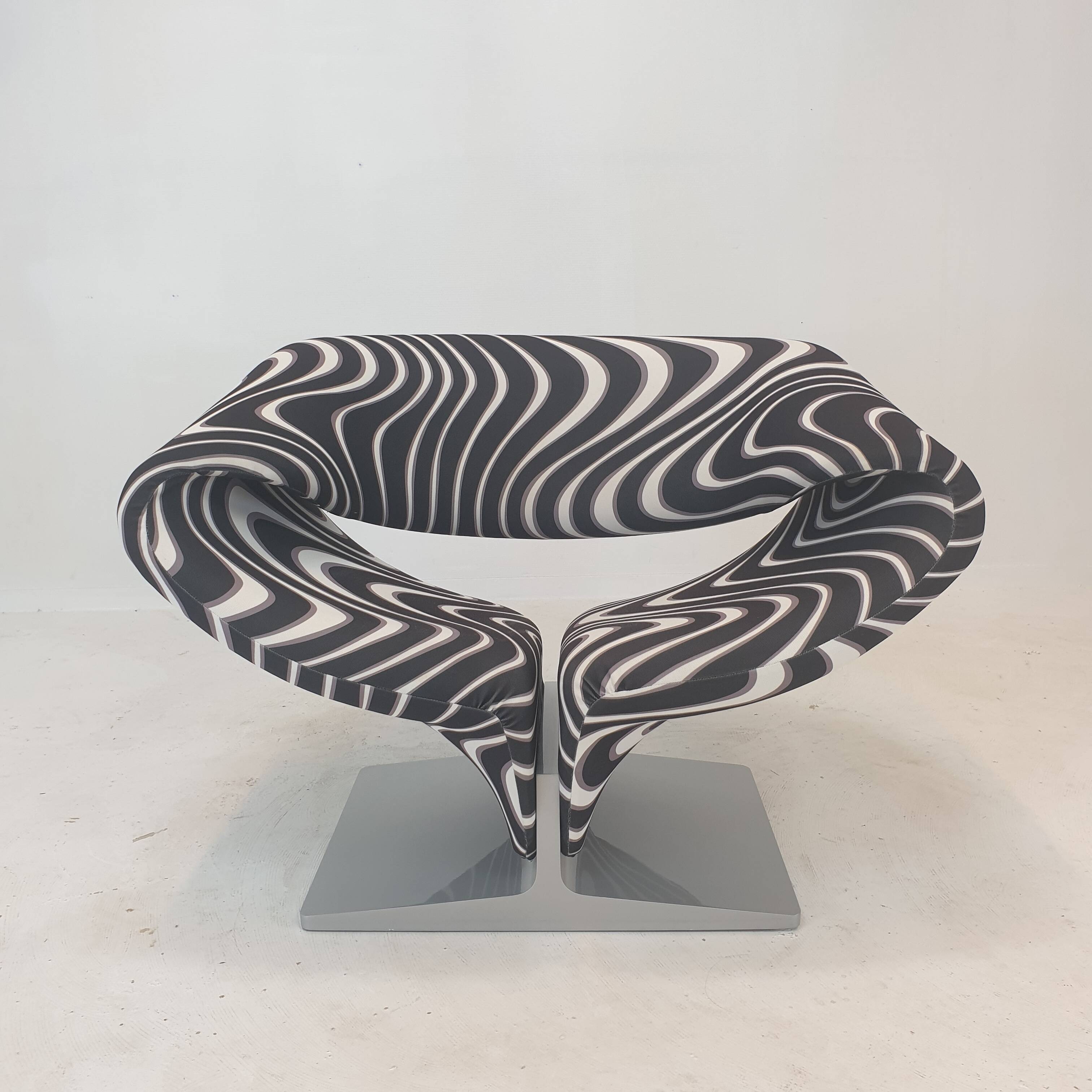 Ribbon Chair With Ottoman by Pierre Paulin for Artifort, 1990's