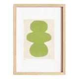 Painting on paper - B230 - painting signed Eawy