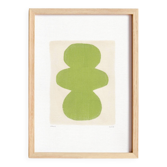 Painting on paper - B230 - painting signed Eawy
