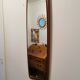 Large mirror in vintage teak, retro, scandi