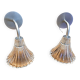Pair of Baccarat tulip wall lights