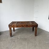 Table basse savoyarde art populaire
