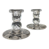 Crystal candle holders