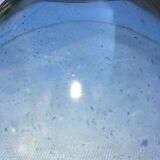 Antique bubbled blown glass salad bowl