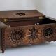 Carved wooden box - 20th