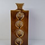 Mid Century Czech Brown Ceramic Vase Ditmar Urbach, 1960's.