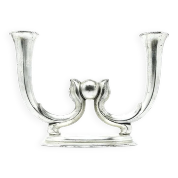 Ac8 wmf - art deco double-arm candle holder formism
