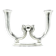 Ac8 wmf - art deco double-arm candle holder formism
