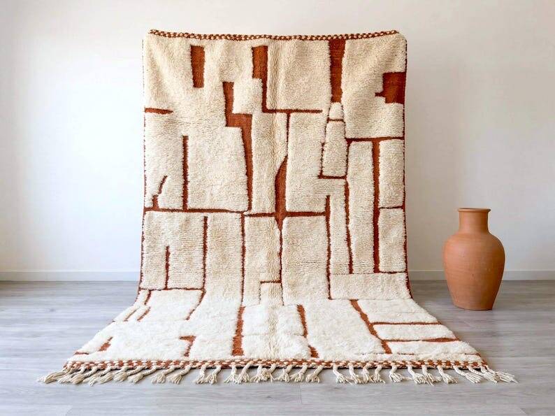 Moroccan Berber wool rug size 300x400 cm