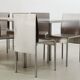 Postmodern Dining Set in Aluminum and Steel Belgium 1980s/90s