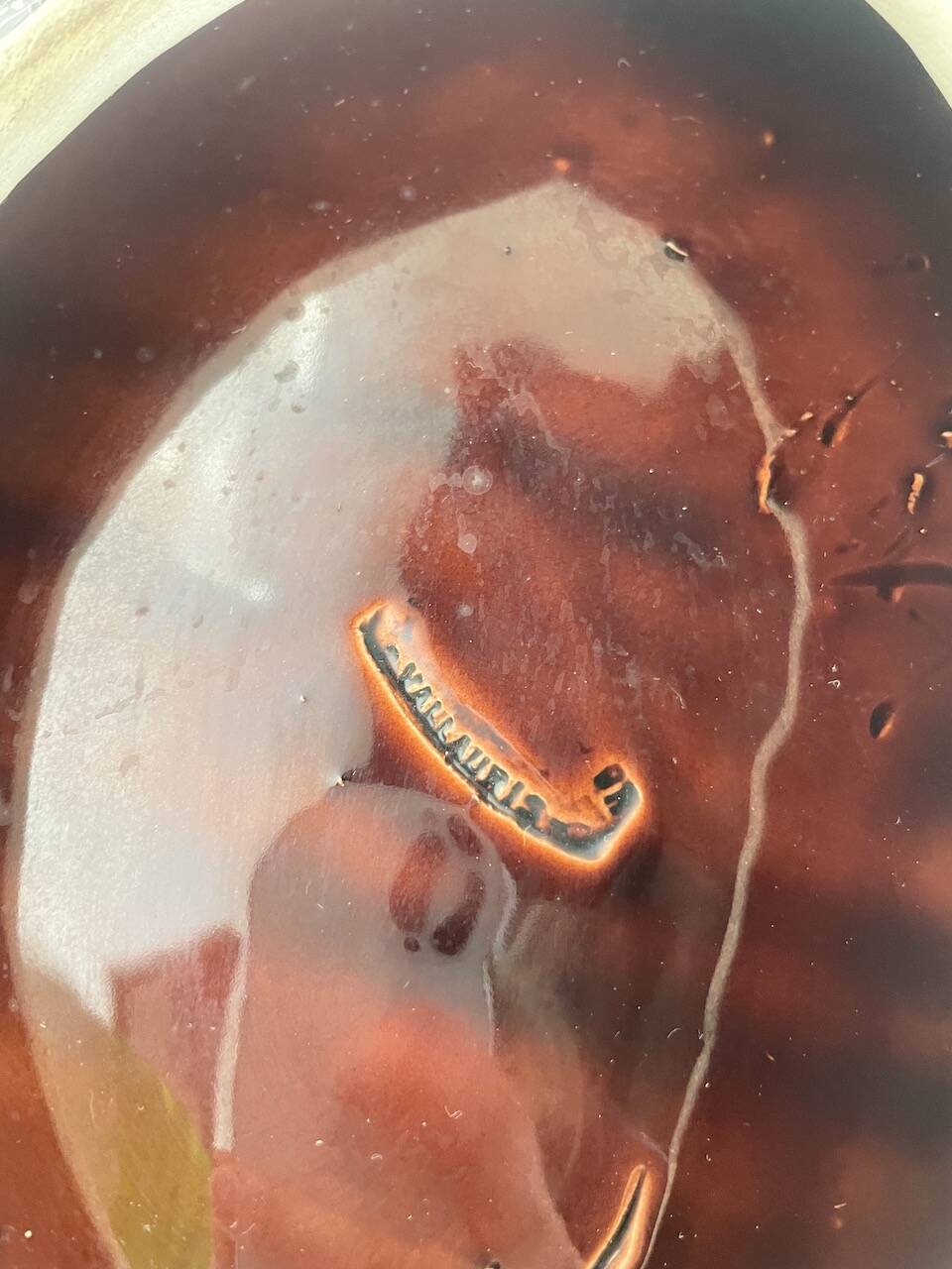 Plat en céramique fatlava Vallauris