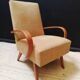 Paire de fauteuils vintage Halabala 1950