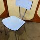 Pair of vintage formica chairs pastel blue 1960