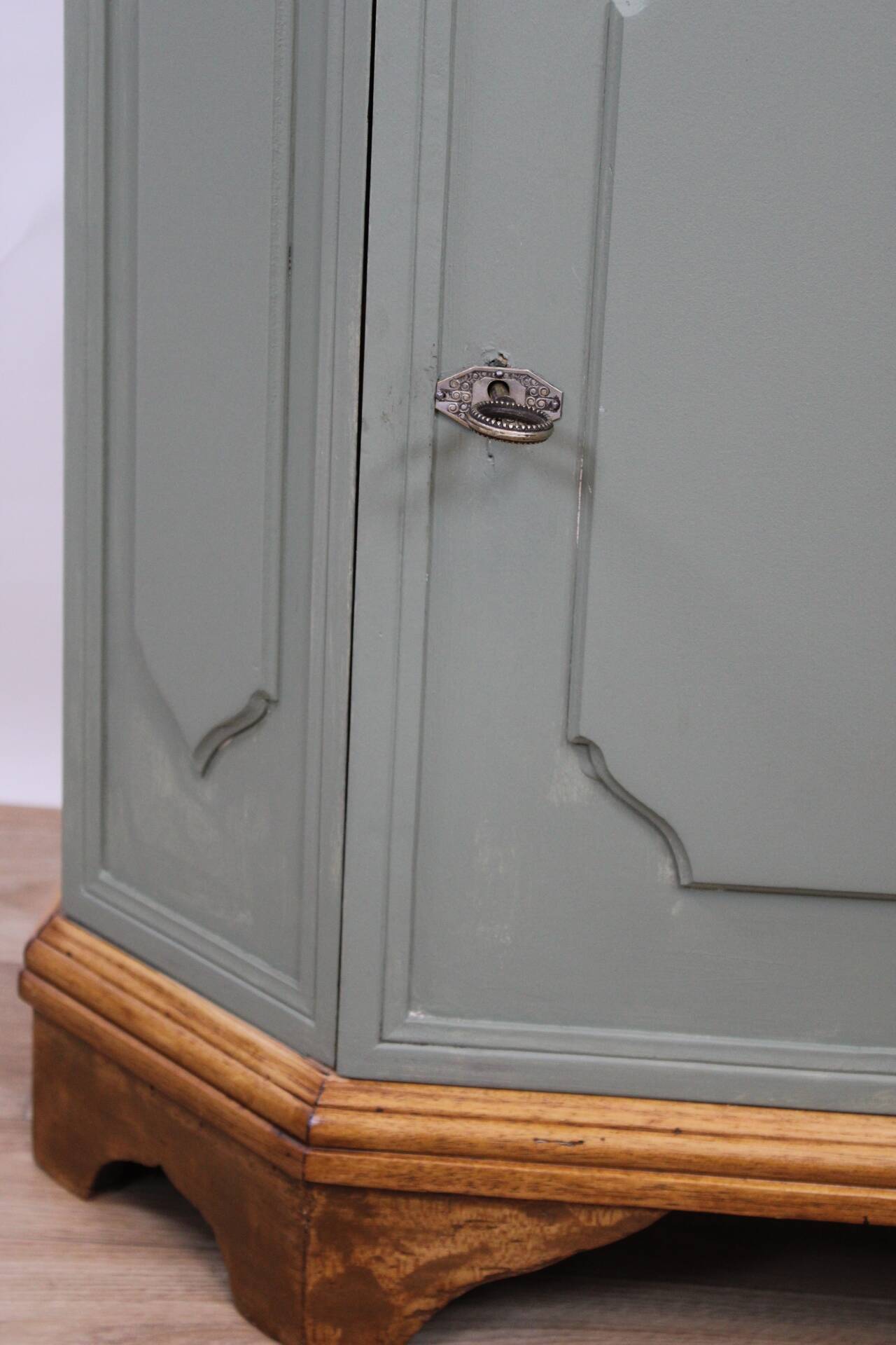 Vintage sage green confiturier, France, 1960s
