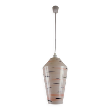 Suspension vintage française des années 60 dans le style LUNEL