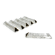 Set of 6 vintage crystal knife rests 24% lead – pyramid design