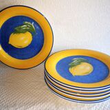 Service flat plates Quadrifoglio Lemon
