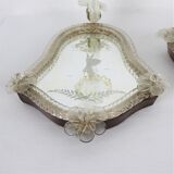 Murano candlestick sconces 1940
