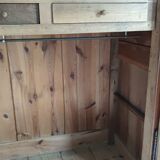 Large Louis XV style gendarme's hat-shaped wardrobe