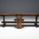 Robust Travail Populaire Farm Table, France, 19th Century