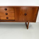 Very rare model of vintage sideboard from the 1960s made of teak wood.