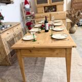 table de ferme Ancienne 2 tiroirs