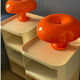 Mushroom table lamp . 60s-70s style. Italian design