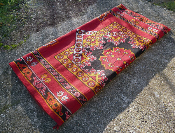 Tapis berbère marocain vintage Boujaad de Khenifra XXL 352x174 cm