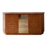 art deco sideboard in elm burl