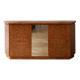 art deco sideboard in elm burl