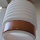 Suspension opaline aspect bois