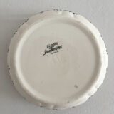 Cendrier rond vintage en faïence Digoin Sarreguemines