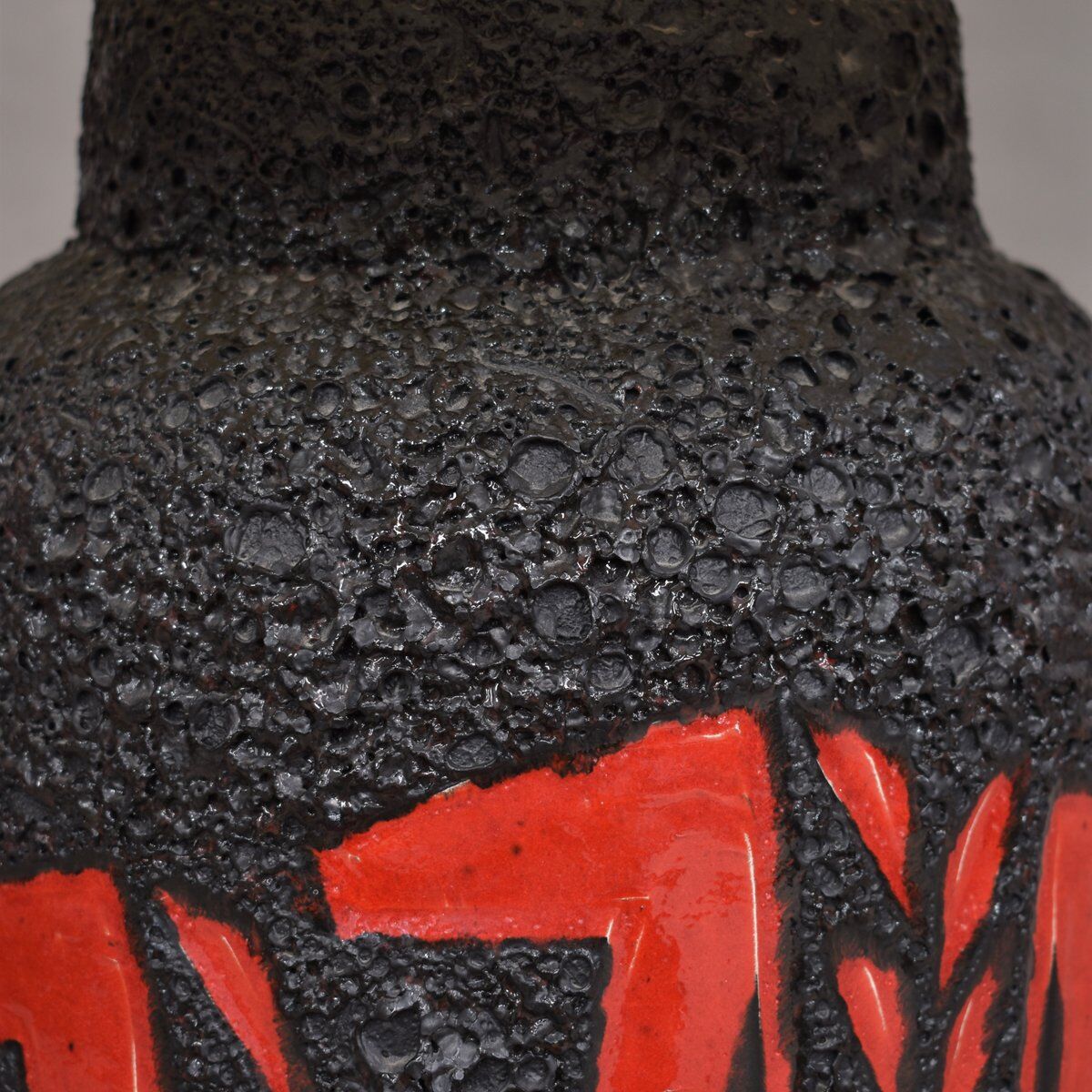 Vintage German ceramic floor lamp from Scheurich, 1970s