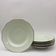 Limoges - M. Mandavy. 6 Assiettes creuses octogonales.