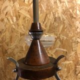 Chandelier 3 burners glass of Clichy