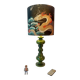 Upcycled accent lamp in Wächtersbach ceramic – rare unique item