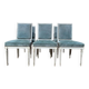 Suite de 6 chaises de style Louis XVI RINCK en bois réchampi