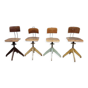 4 chaises Bemefa vintage - atelier