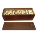 Jeu de domino ancien en bois et os
