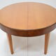 Mid-century  Round Folding dining table  by Jindrich Halabala ,Czechoslovakia,1950‘s.